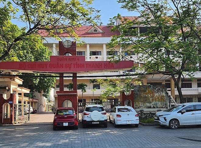  Sau khi chuyển đến ví trí mới, trụ sở cũ của Bộ Chỉ huy quân sự tỉnh Thanh Hóa bỏ hoang.