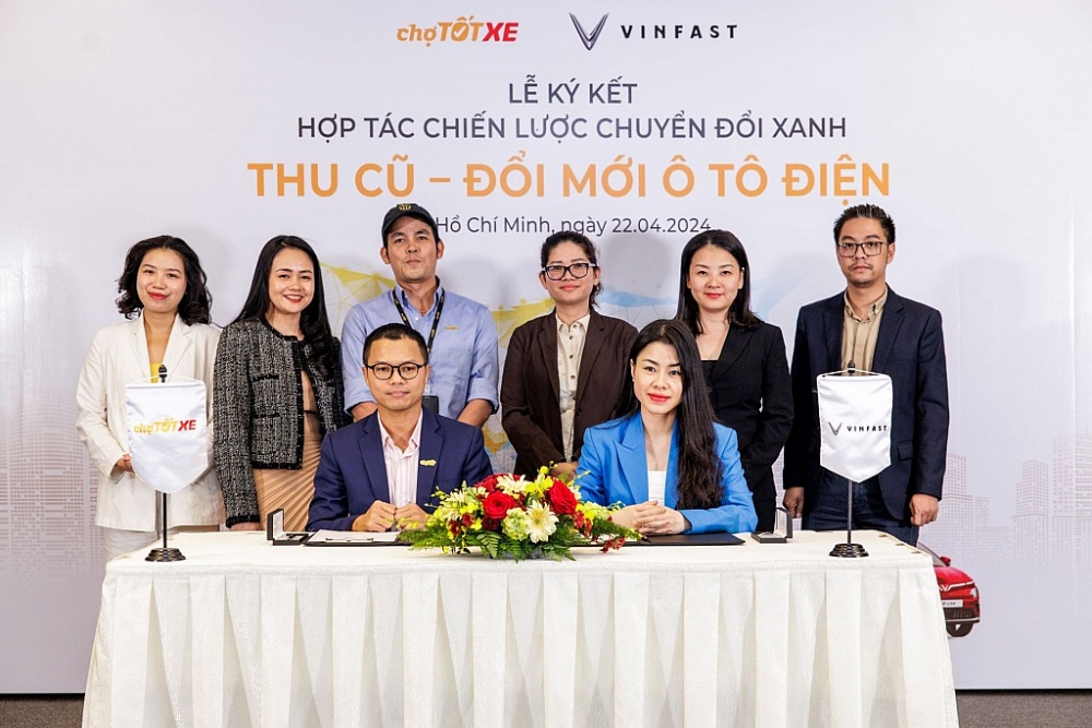 VinFast hợp tác Chợ Tốt triển khai chương trình thu cũ – đổi mới ô tô điện