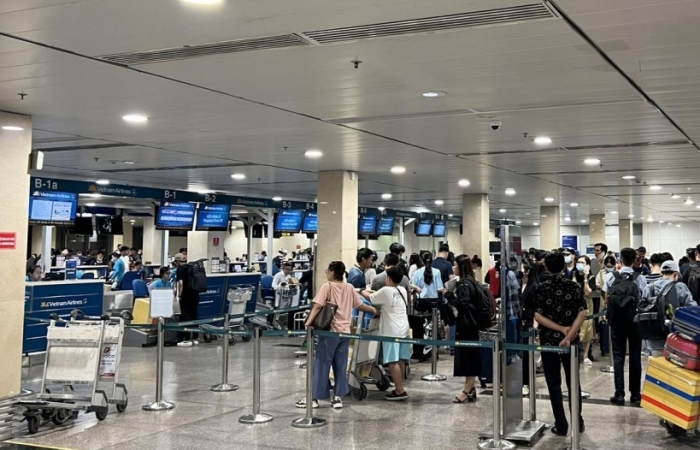 Dự kiến sân bay Nội Bài, Tân Sơn Nhất sẽ phục vụ khoảng 6.800 lượt chuyến bay