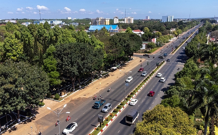 Tuyến cao tốc Khánh Hòa- Buôn Ma Thuột. 	Ảnh: Cổng TTĐT tỉnh Đắk Lắk