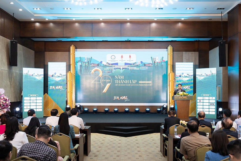 Lễ kỷ niệm 29 năm thành lập Hiệp hội Doanh Nghiệp nhỏ và vừa thành phố Hà Nội.
