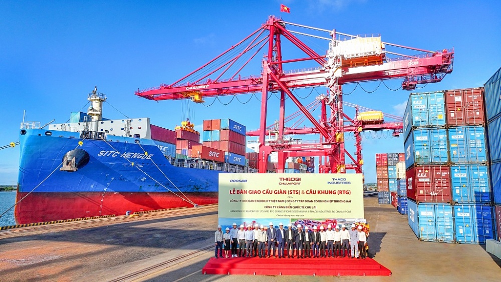 Cảng Chu Lai đưa vào vận hành hệ thống cầu chuyên dụng