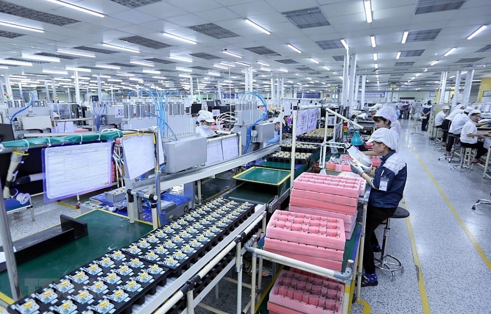 Hoạt động sản xuất của DN Hàn Quốc tại Việt Nam. 	Ảnh minh họa