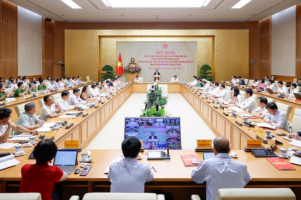 Thủ tướng Chính phủ Phạm Minh Chính phát biểu khai mạc Hội nghị. Ảnh: VGP