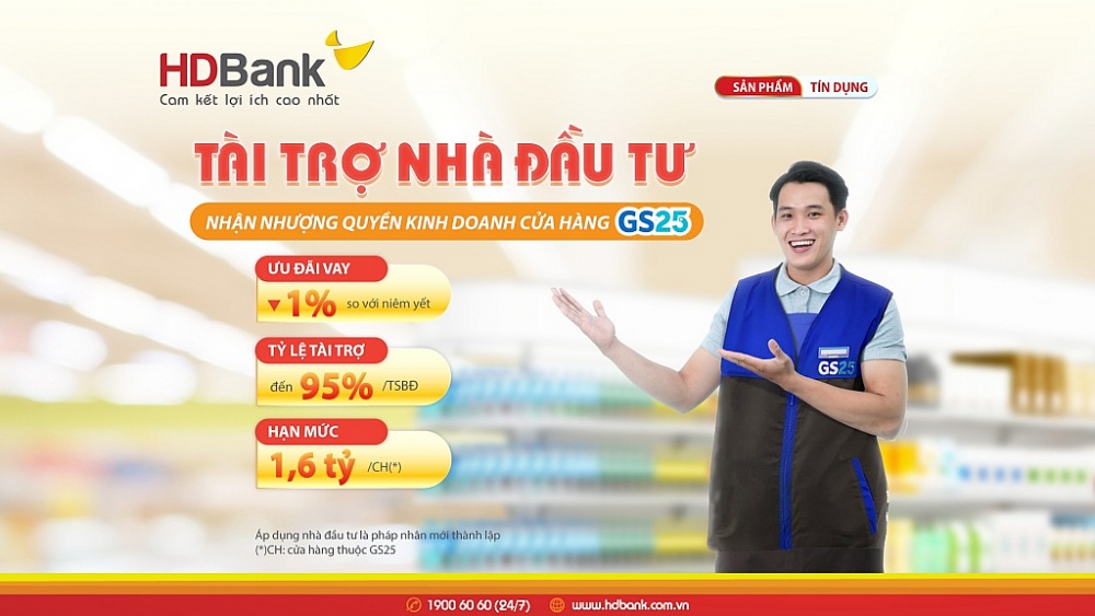 HDBank tiếp sức nhà đầu tư phát triển chuỗi bán lẻ GS25 tại thị trường Việt Nam