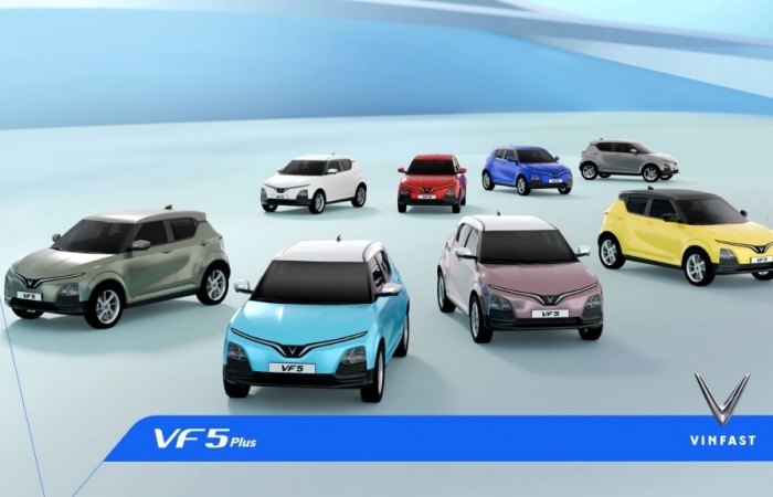 Miễn phí chọn màu sơn “hot”, VF 5 Plus hút khách hàng trẻ