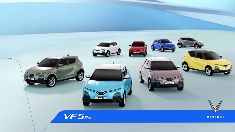 Miễn phí chọn màu sơn “hot”, VF 5 Plus hút khách hàng trẻ