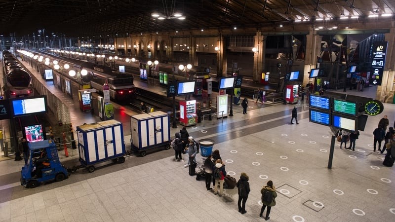 Nhà ga Gare du Nord. (Ảnh: rte.ie)