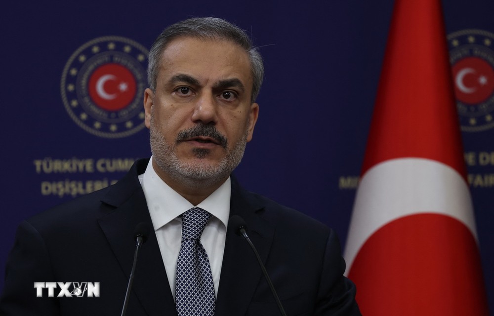 Bộ trưởng Ngoại giao Thổ Nhĩ Kỳ Hakan Fidan. (Ảnh: AFP/TTXVN)