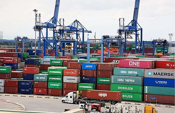 Logistics, cảng biển là những ngành dịch vụ mà TPHCM sẽ tập trung đầu tư. 	Ảnh: TTXVN