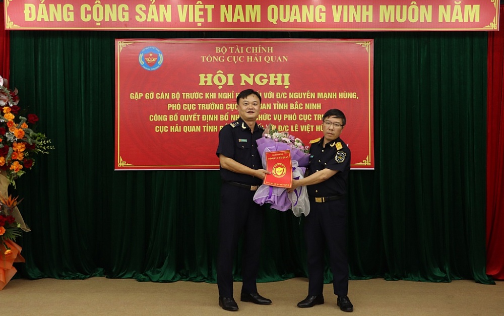 Bổ nhiệm tân Phó Cục trưởng Cục Hải quan Bắc Ninh Lê Việt Hùng