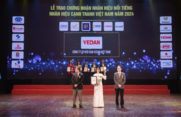 9 năm liền Vedan được vinh danh "Top 10 nhãn hiệu nổi tiếng Việt Nam"