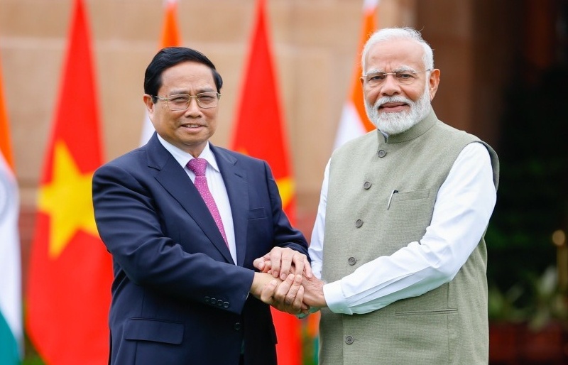 Việt Nam-Ấn Độ nhất trí tăng cường quan hệ Đối tác Chiến lược Toàn diện