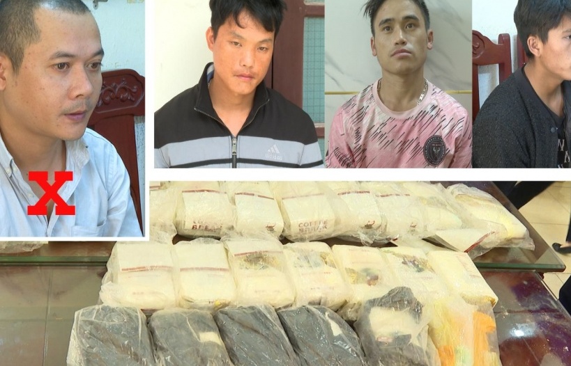 Phá chuyên án vận chuyển ma túy xuyên quốc gia, thu giữ 34 kg ma túy đá