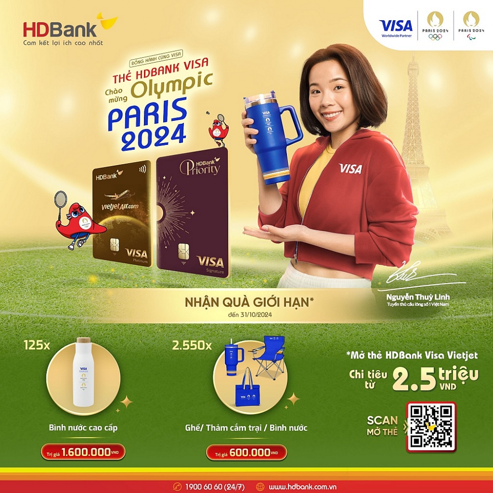 Lợi ích tài chính hiệu quả với hàng loạt ưu đãi từ thẻ tín dụng HDBank