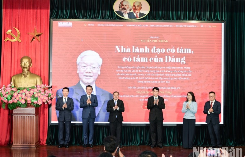 Khai trương Trang thông tin đặc biệt “Tổng Bí thư Nguyễn Phú Trọng - Nhà lãnh đạo có tâm, có tầm của Đảng”