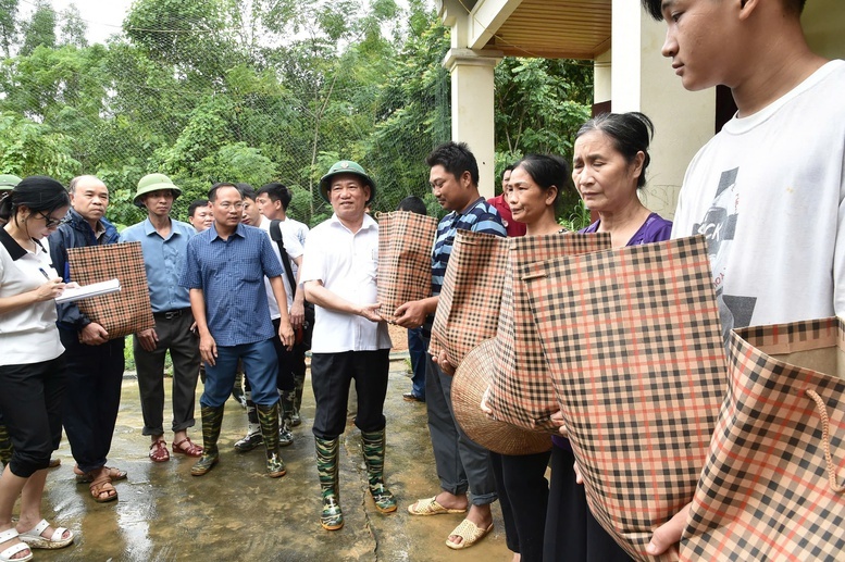 Phó Thủ tướng, Bộ trưởng Hồ Đức Phớc kiểm tra, chỉ đạo công tác phòng, chống mưa lũ tại Thái Nguyên, Bắc Kạn