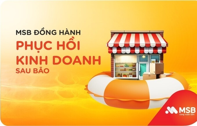 MSB giảm lãi suất cho vay với khách hàng chịu thiệt hại bởi bão lũ