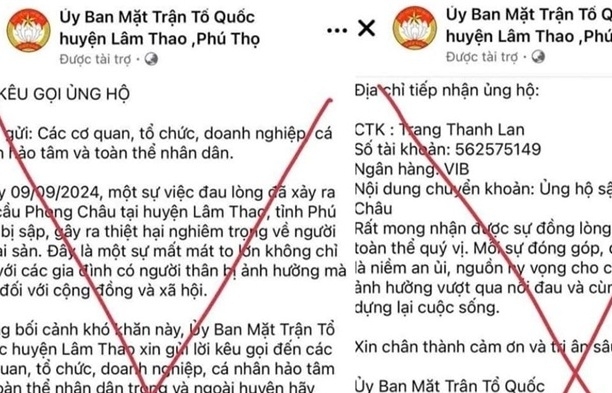 Cảnh giác trước các thông tin lừa đảo, thất thiệt trong bão lũ