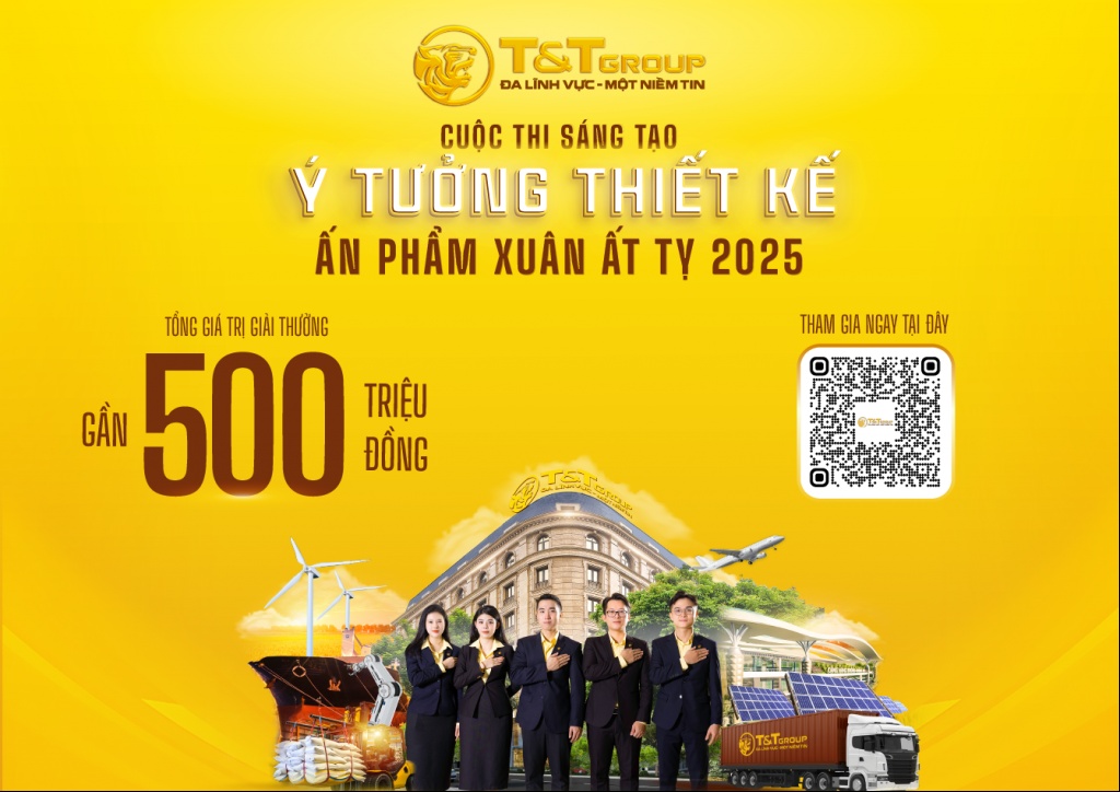 tt group phat dong cuoc thi sang tao y tuong thiet ke an pham xuan at ty 2025