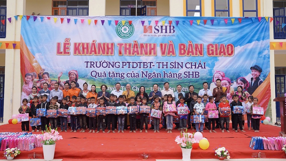 SHB: Khánh thành 2 công trình lớp học trị giá 12,5 tỷ đồng tại tỉnh Điện Biên