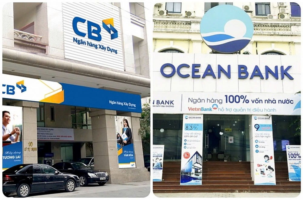 Vietcombank và MB nói gì sau khi nhận chuyển giao bắt buộc CB và OceanBank?