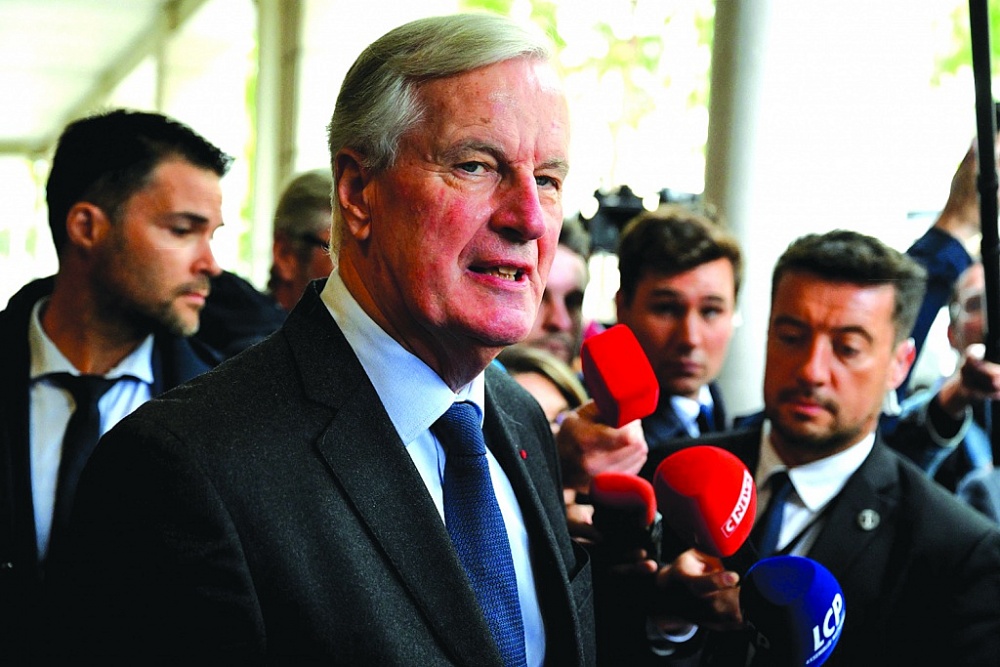 Tân Thủ tướng Pháp Michel Barnier.