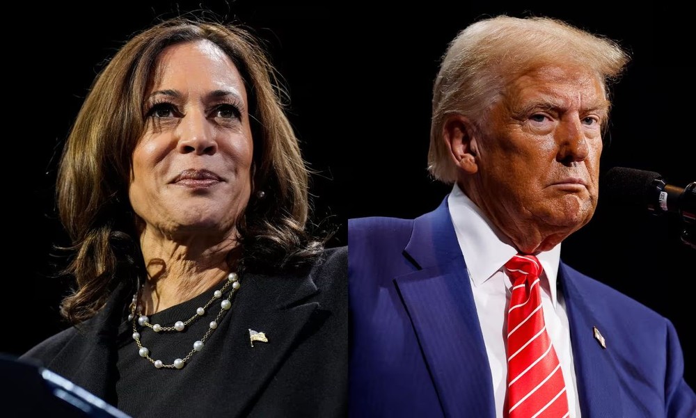 Phó Tổng thống Kamala Harris và cựu Tổng thống Donald Trump. (Nguồn: Ap/Getty Images)