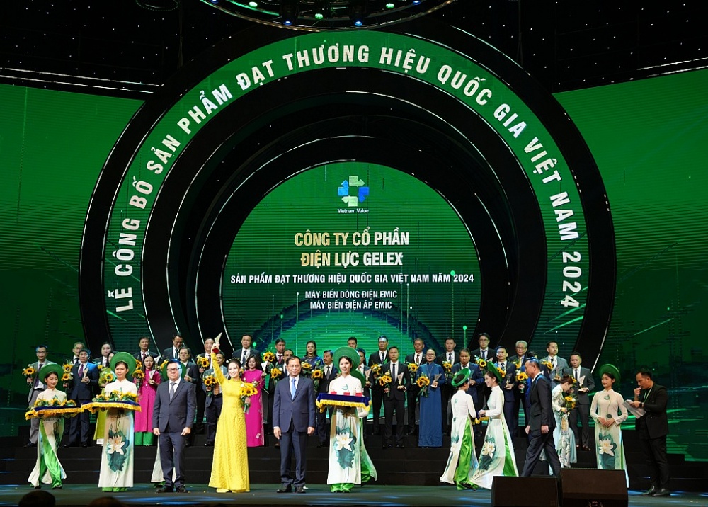 Hệ thống Tập đoàn GELEX có 4 Thương hiệu quốc gia 2024