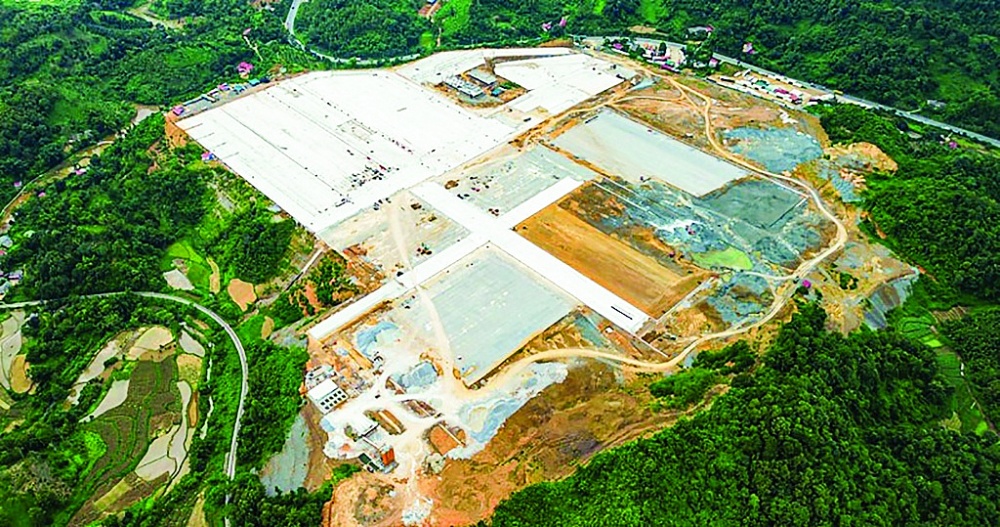 Dự án Khu trung chuyển hàng hóa thuộc Khu kinh tế cửa khẩu Đồng Đăng - Lạng Sơn được xây dựng tại xã Phú Xá, huyện Cao Lộc, tỉnh Lạng Sơn. 	Ảnh: TL