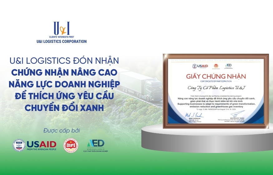 U&I Logistics lọt top 10 doanh nghiệp xuất sắc tại Sáng kiến ESG Việt Nam 2025