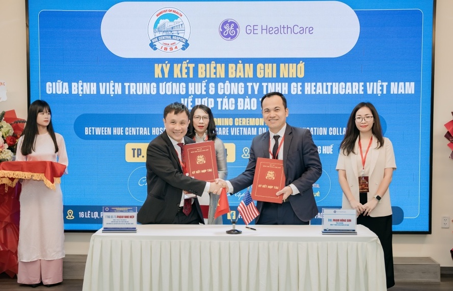 GE HealthCare hợp tác với Bệnh viện Trung ương Huế nâng cao năng lực y tế