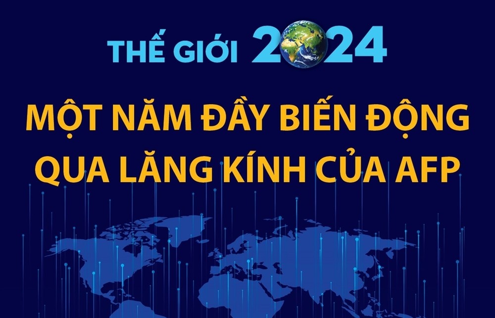 Thế giới 2024: Một năm đầy biến động qua lăng kính của AFP