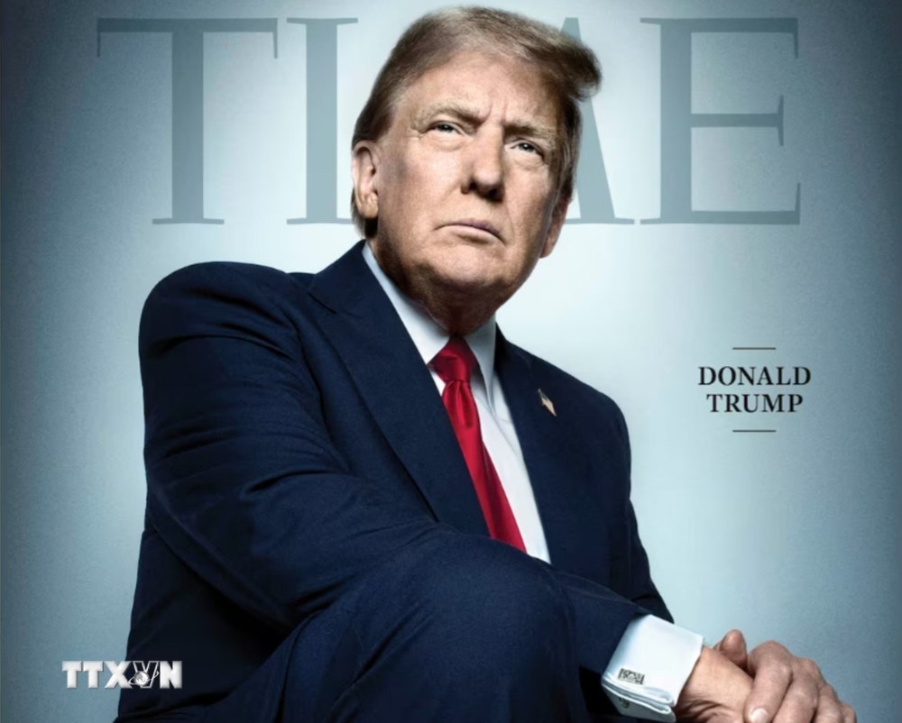 Tổng thống đắc cử Mỹ Donald Trump được vinh danh là &amp;quot;Nhân vật của năm&amp;quot; theo bình chọn của tạp chí Time. (Ảnh: Reuters/TTXVN)