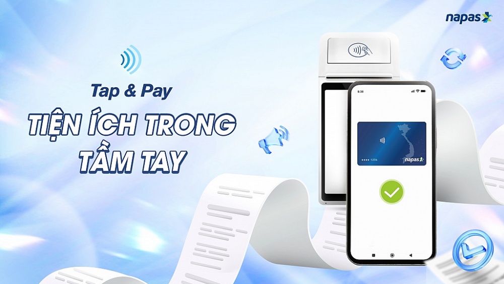 NAPAS ra mắt dịch vụ thanh toán di động Tap & Pay