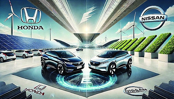 Honda và Nissan thông báo đàm phán sáp nhập.