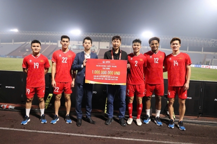 Acecook Việt Nam thưởng nóng 1 tỷ đồng khi đội tuyển Việt Nam vào chung kết ASEAN Cup 2024