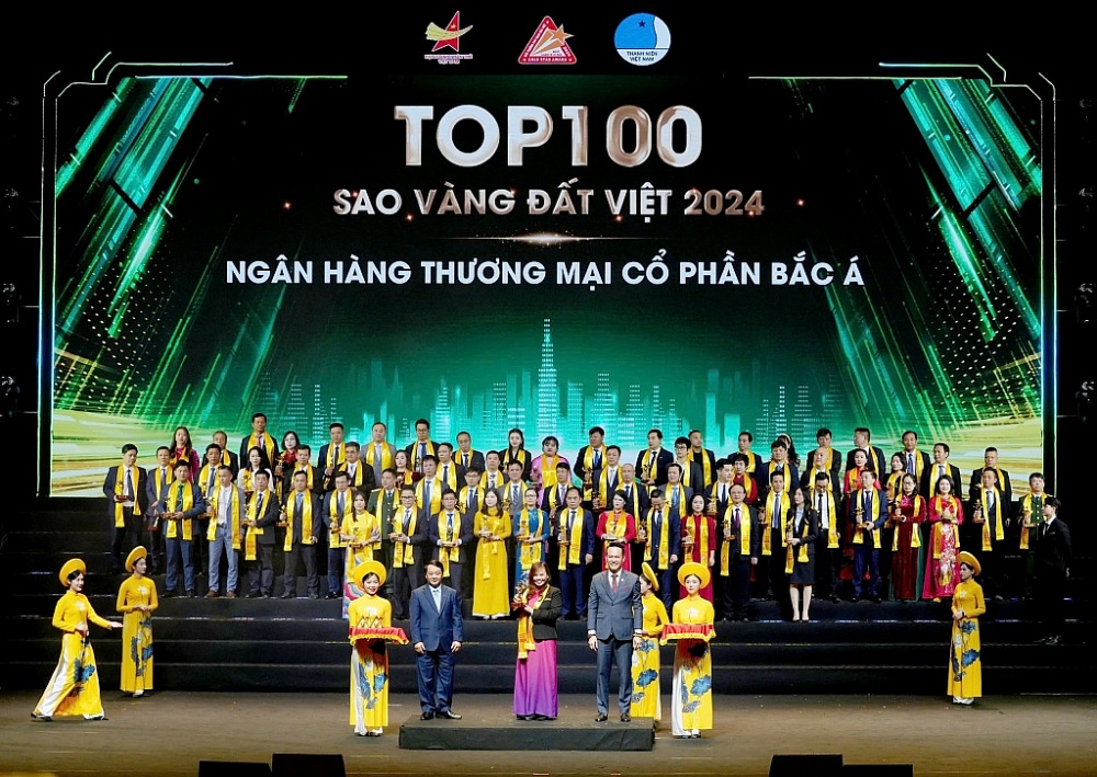 BAC A BANK lọt top 100 các doanh nghiệp “Sao vàng đất việt 2024”