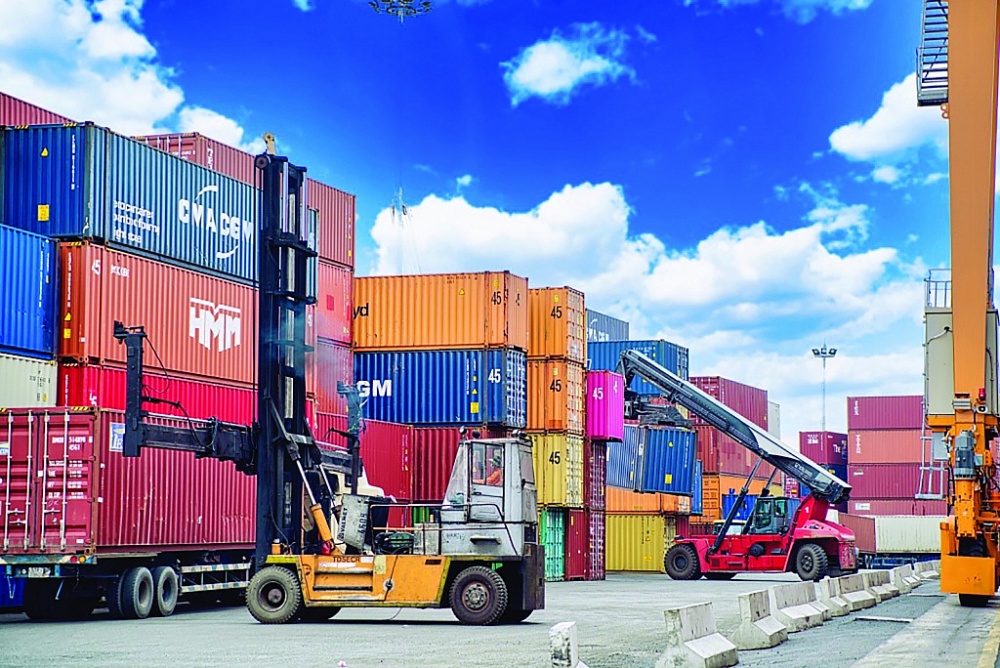 Hoạt động bốc dỡ hàng hóa tại Cảng tổng hợp Bình Dương. Ảnh: T.D Hoạt động bốc dỡ hàng hóa tại Cảng tổng hợp Bình Dương. Ảnh: T.D