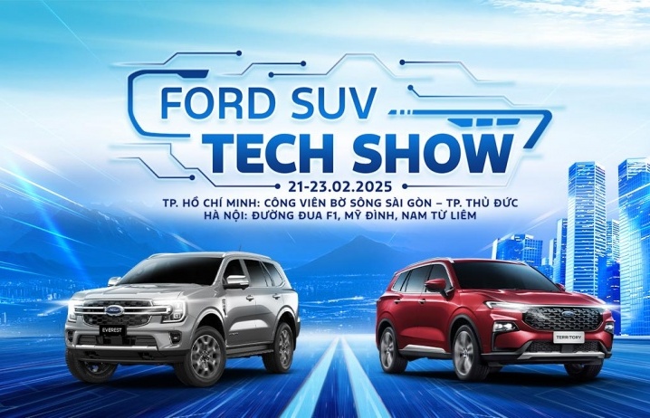 “Ford SUV Tech Show”- Sự kiện trưng bày và lái thử xe quy mô lớn của Ford