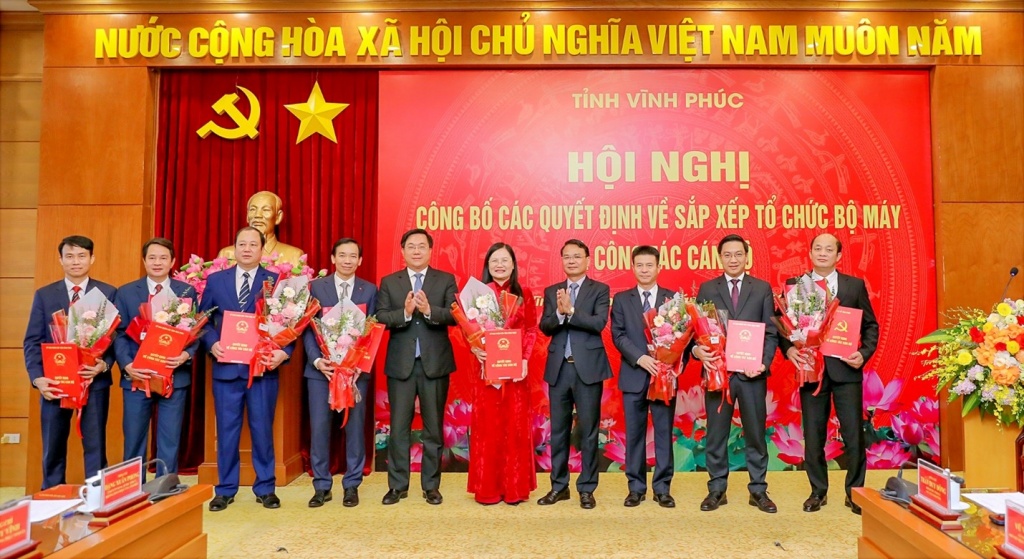 Vĩnh Phúc: Đảm bảo bộ máy mới hoạt động ổn định, hiệu lực, hiệu quả