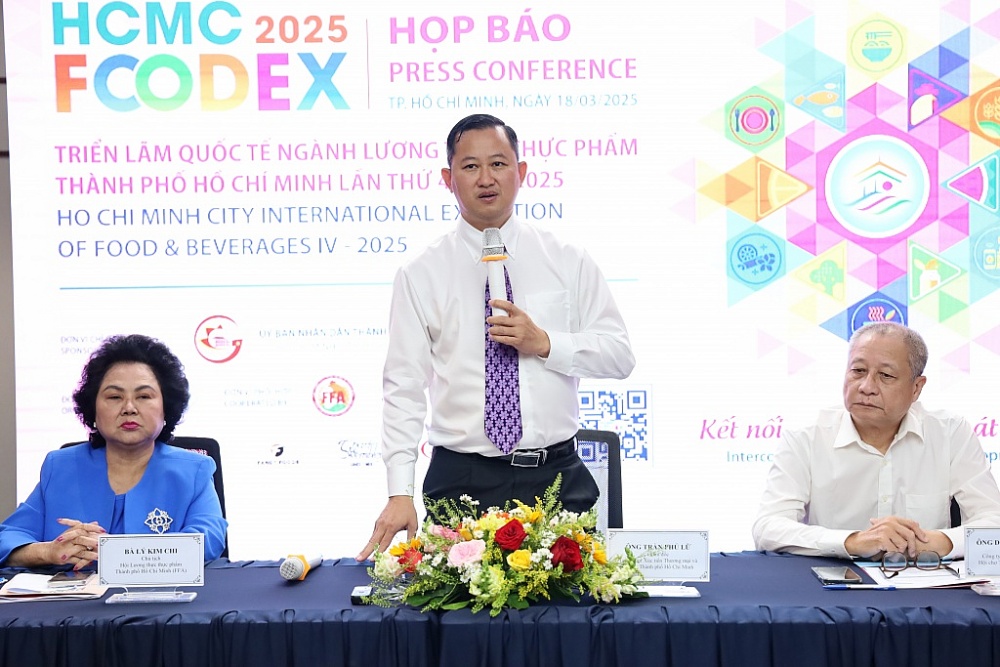 Đại diện Ban tổ chức thông tin về HCMC FOODEX 2025.