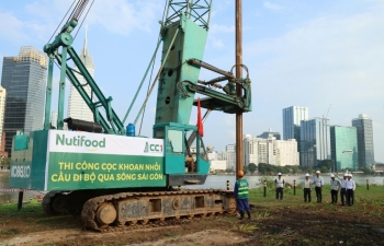 Khởi động dự án cầu đi bộ qua sông Sài Gòn
