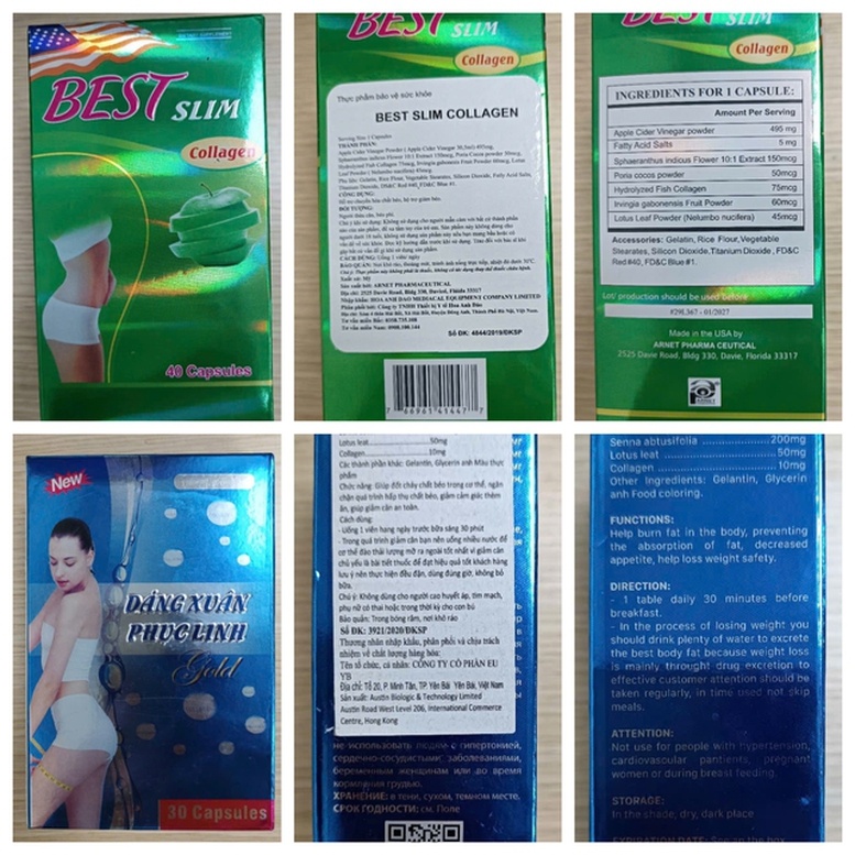 Bộ Y tế yêu cầu thu hồi 2 thực phẩm giảm cân chứa chất cấm Sibutramine