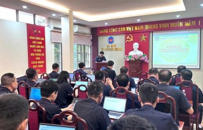 Hải quan Vạn Gia tập huấn ứng dụng trí tuệ nhân tạo trong công tác hải quan