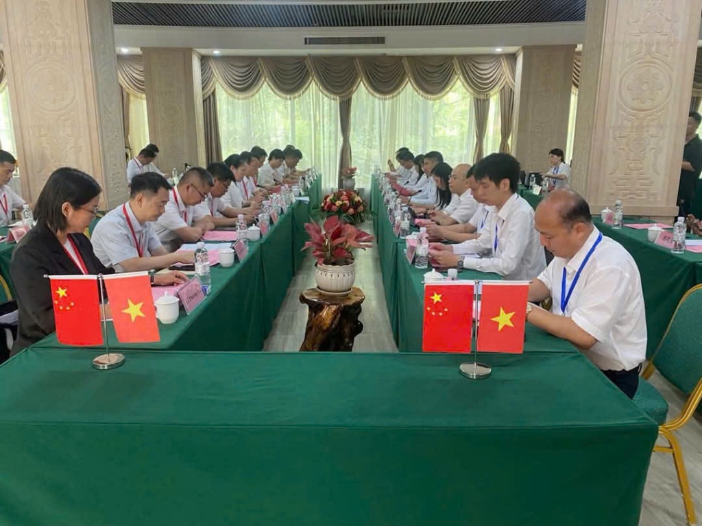 Quang cảnh hội đàm.