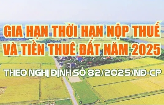 (INFOGRAPHICS): Một số lưu ý về gia hạn thời hạn nộp thuế và tiền thuê đất 2025