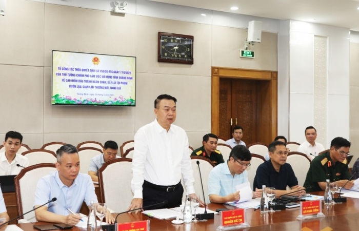 Tổ công tác của Chính phủ làm việc với Quảng Ninh về công tác chống buôn lậu, gian lận thương mại