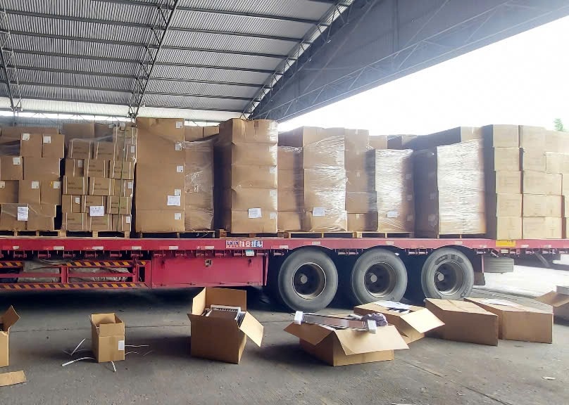 Phát hiện lô hàng nhập khẩu không rõ xuất xứ ở cửa khẩu Chi Ma, Lạng Sơn