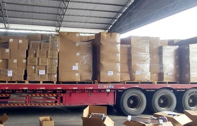 Phát hiện lô hàng nhập khẩu không rõ xuất xứ ở cửa khẩu Chi Ma, Lạng Sơn